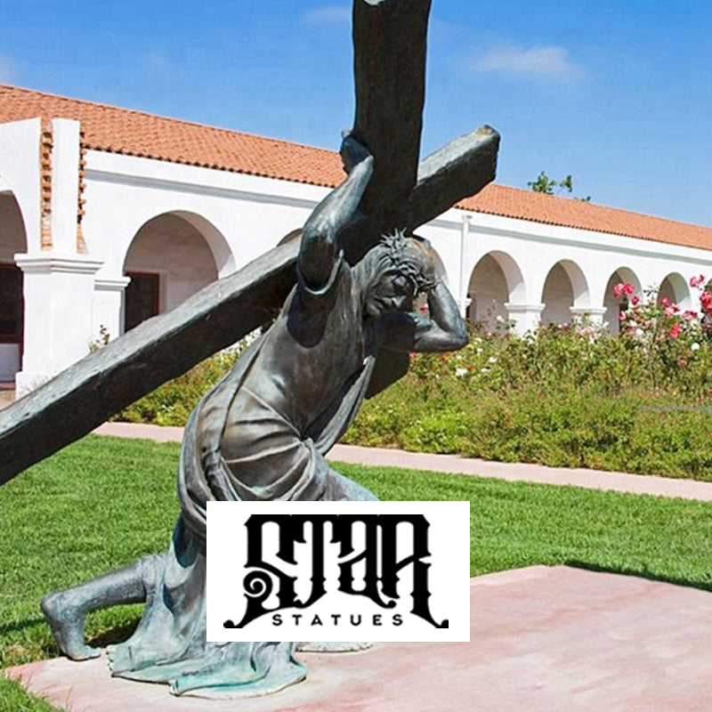 Religious Life Size Bronze Statue