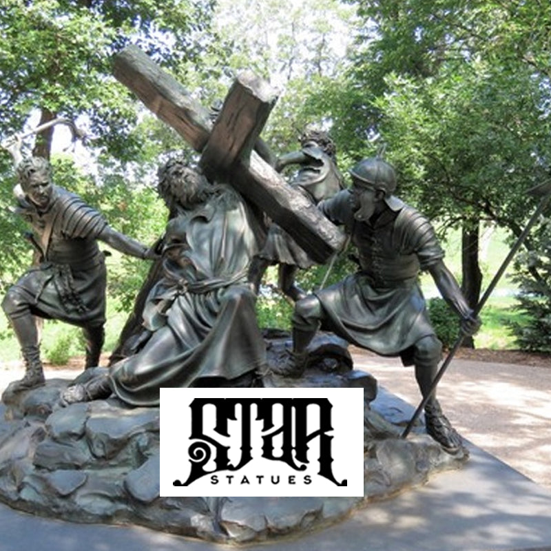 Religious Life Size Bronze Statue