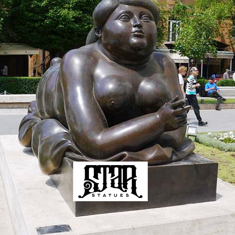 Abstract Life Size Bronze Statue