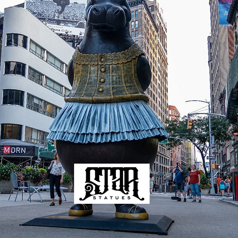 Abstract Life Size Bronze Statue