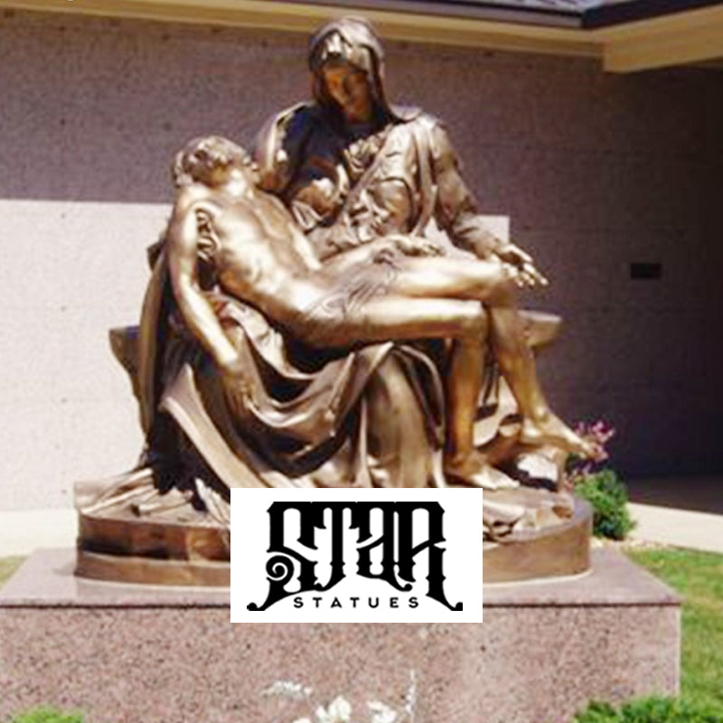 Religious Life Size Bronze Statue