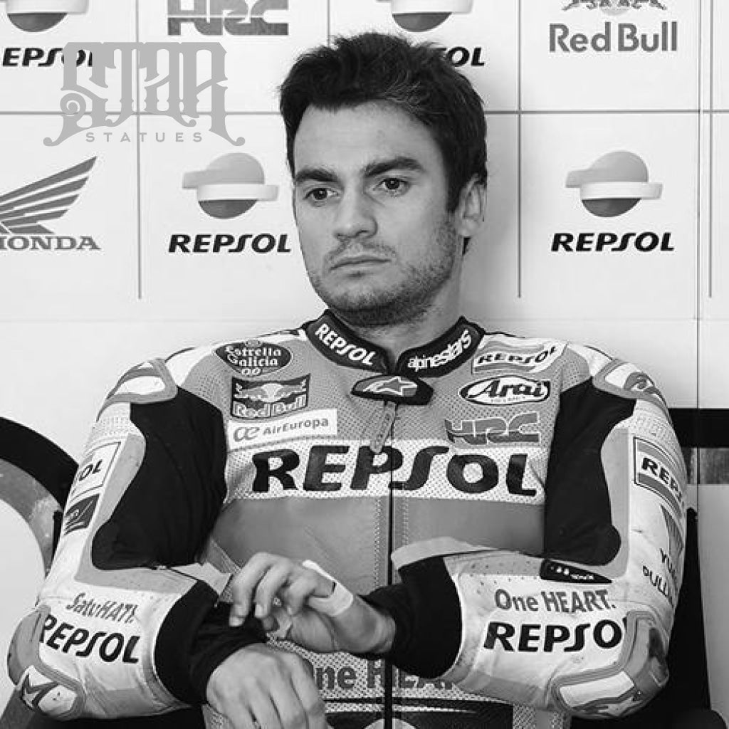 Dani Pedrosa Bronze Statue - Star Statues