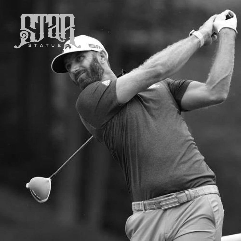 Dustin Johnson Bronze Golf Statue - Star Statues