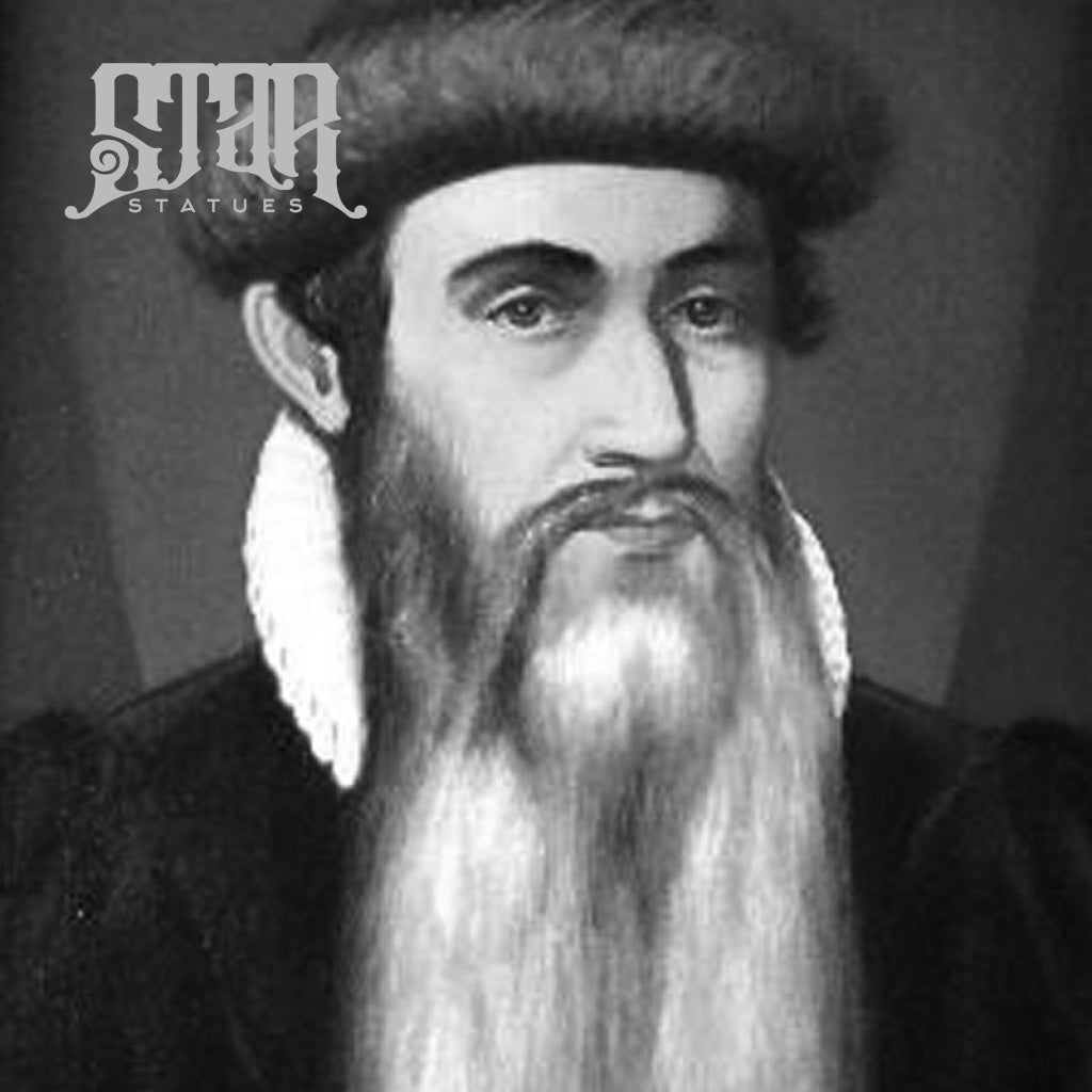 Johannes Gutenberg Bronze Statue - Star Statues