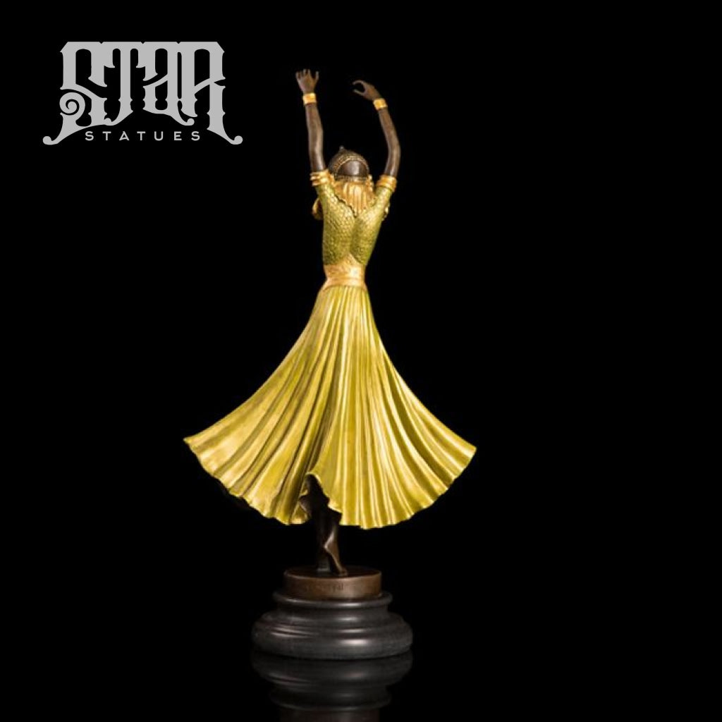 Lady Dancing On Toes | Western Art Sculpture Bronze Statue