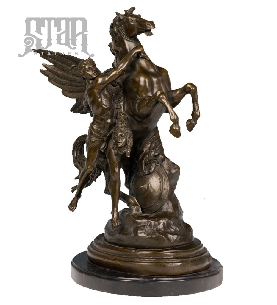 Pegasus Rider | Mythical Sculpture Bronze Statue
