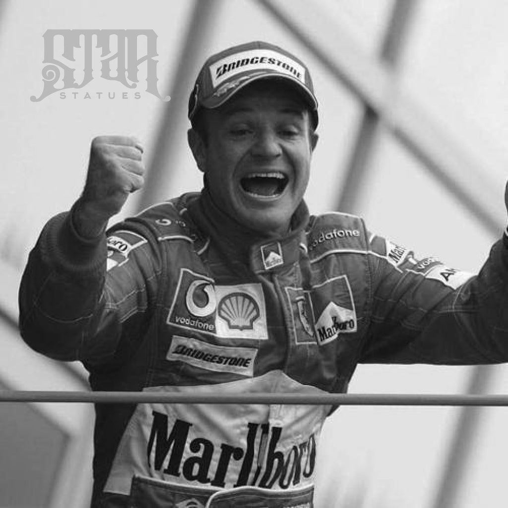 Rubens Barrichello Bronze Statue - Star Statues