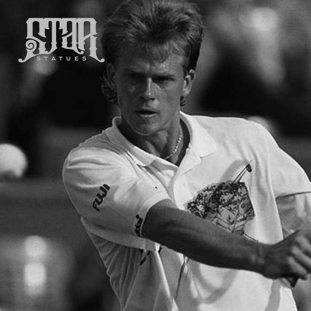Stefan Edberg Bronze Statue - Star Statues