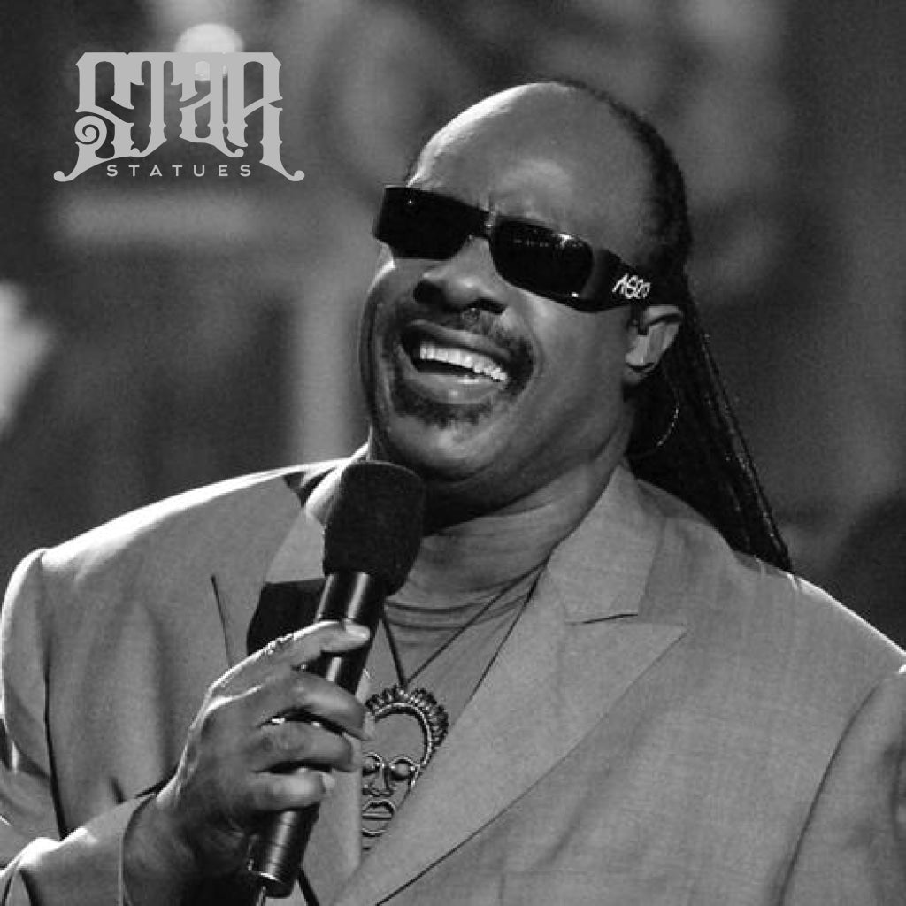Stevie Wonder Bronze Statue - Star Statues