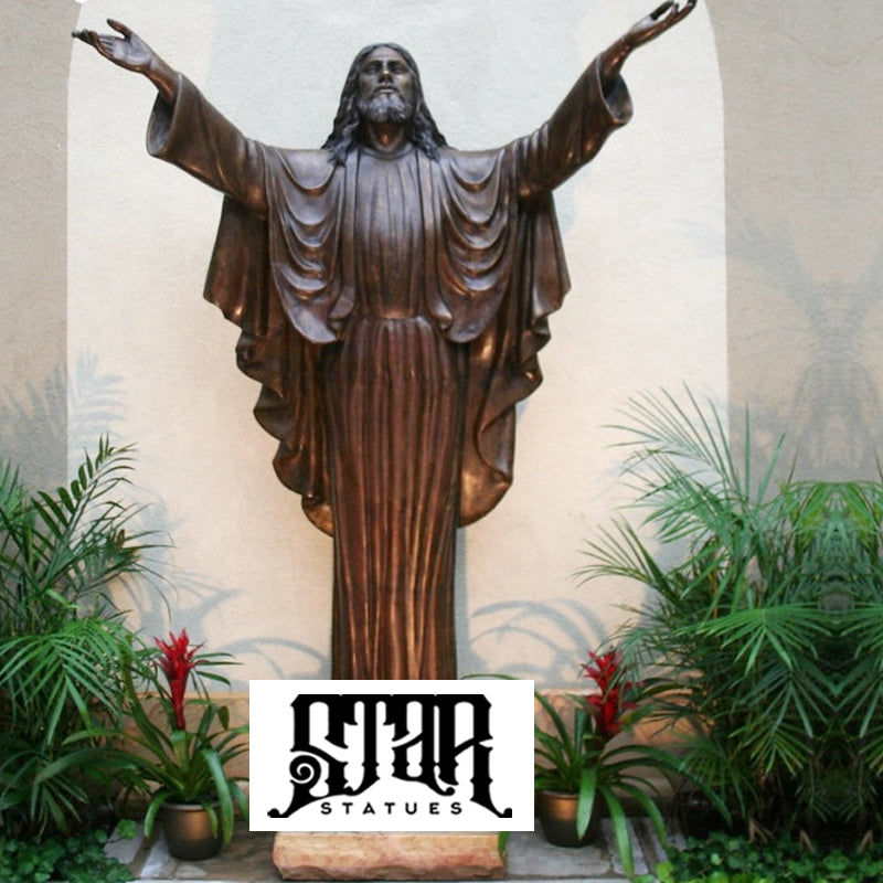 Religious Life Size Bronze Statue