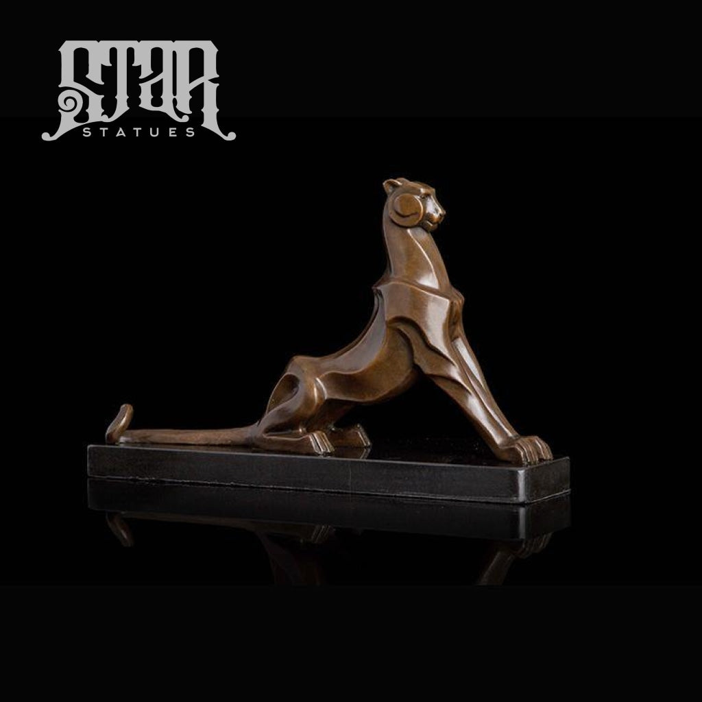 Abstract Cheetah | Animal and Wildlife Sculpture | Bronze Statue - Star Statues