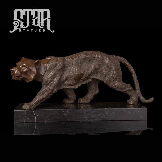 Abstract Tiger | Animal and Wildlife Sculpture | Bronze Statue - Star Statues