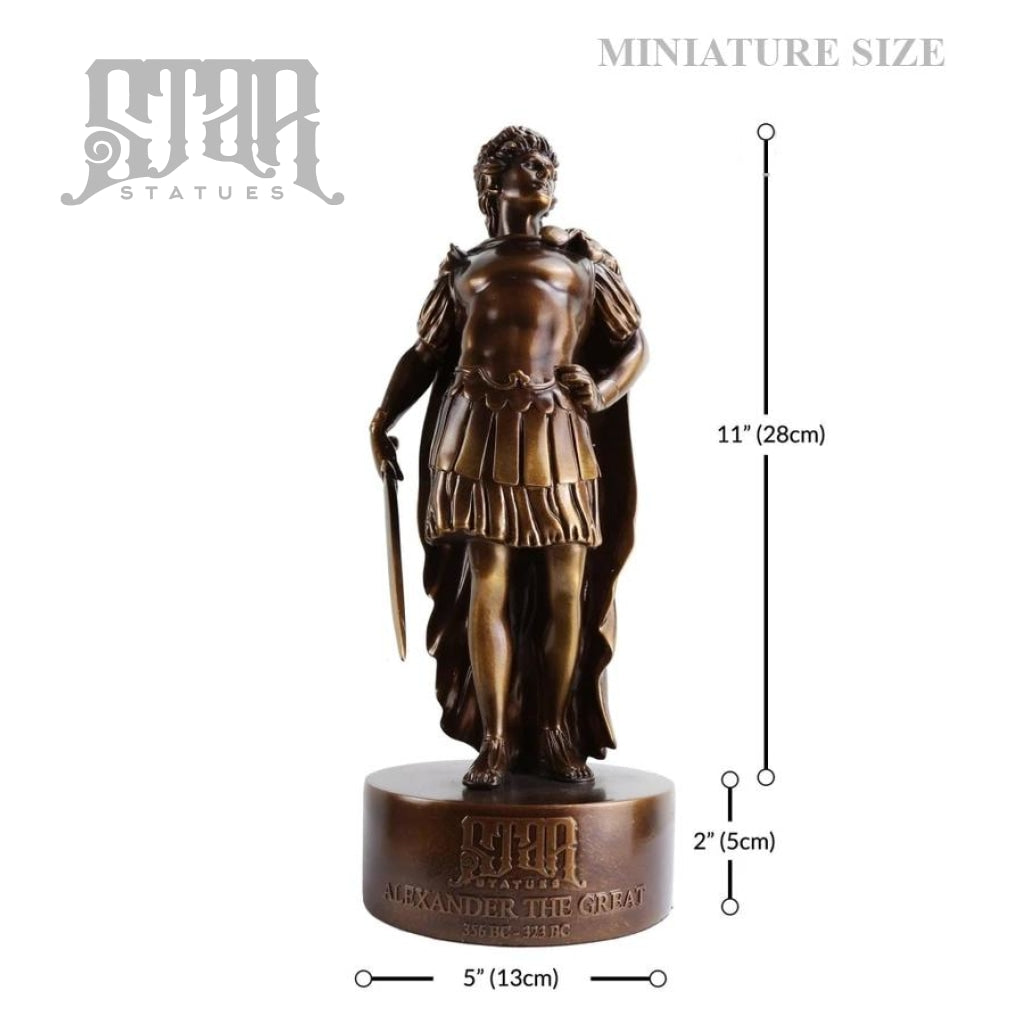 Alexander The Great Bronze Statue Miniature