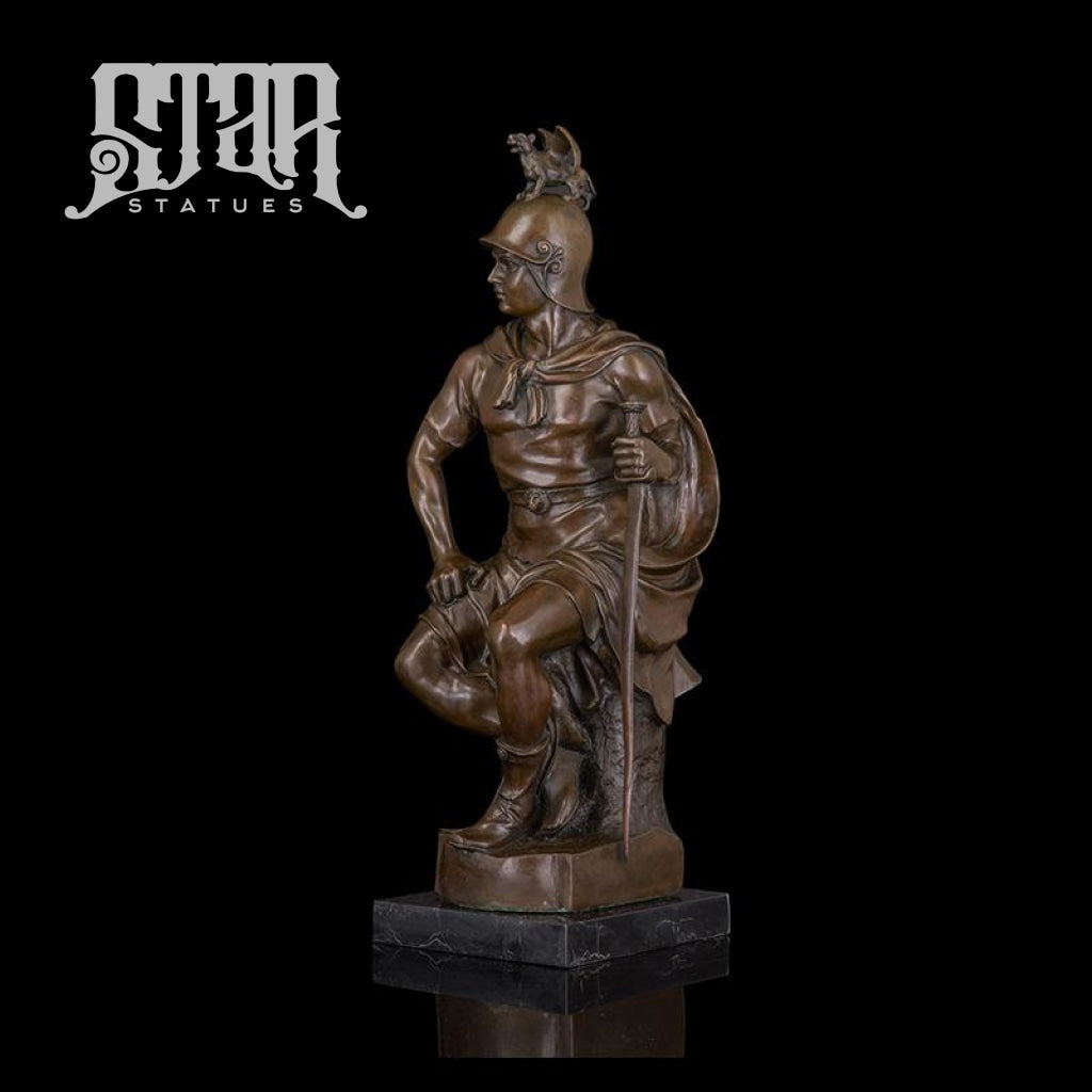 Ancient Warrior | Western Art Sculpture Bronze Statue