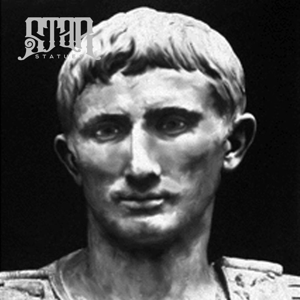 Augustus Caesar Bronze Statue - Star Statues
