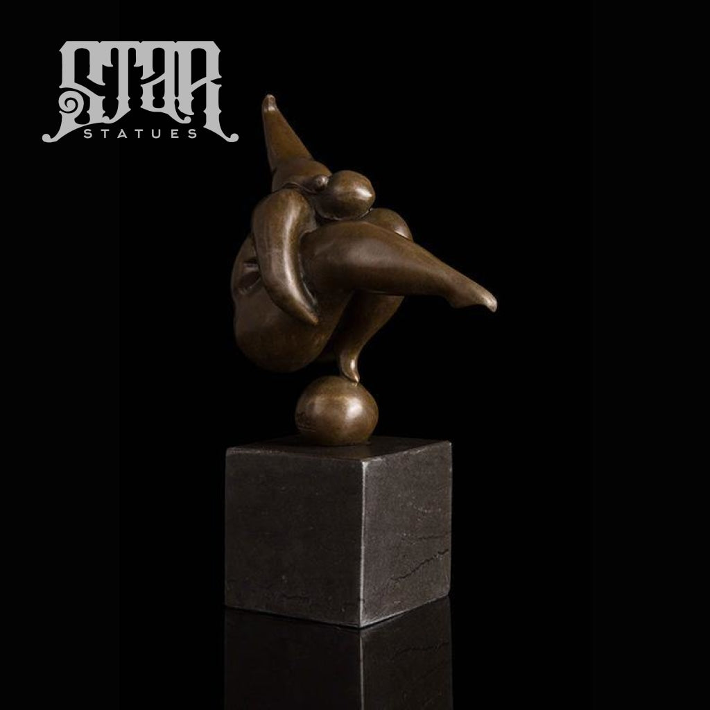 Balancing on Ball | Abstract Sculpture | Bronze Statue - Star Statues