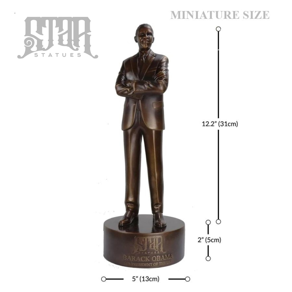 Barack Obama Bronze Statue Miniature