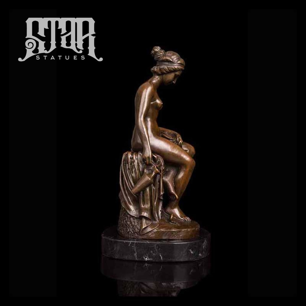 Beautiful Lady | Dalov Nude And Erotic Sculpture Bronze Statue