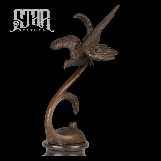 Bird on Branch | Animal and Wildlife Sculpture | Bronze Statue - Star Statues