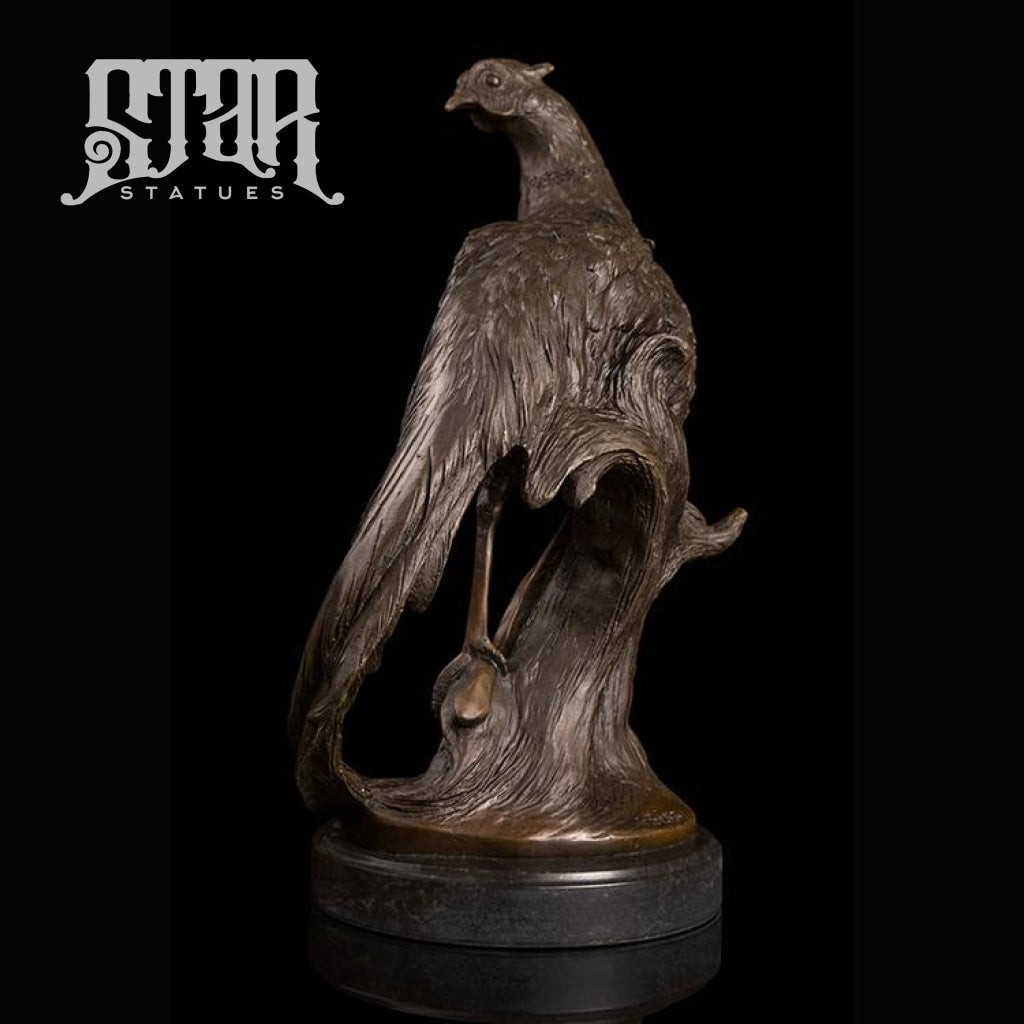Bird On Tree | Animal And Wildlife Sculpture Bronze Statue