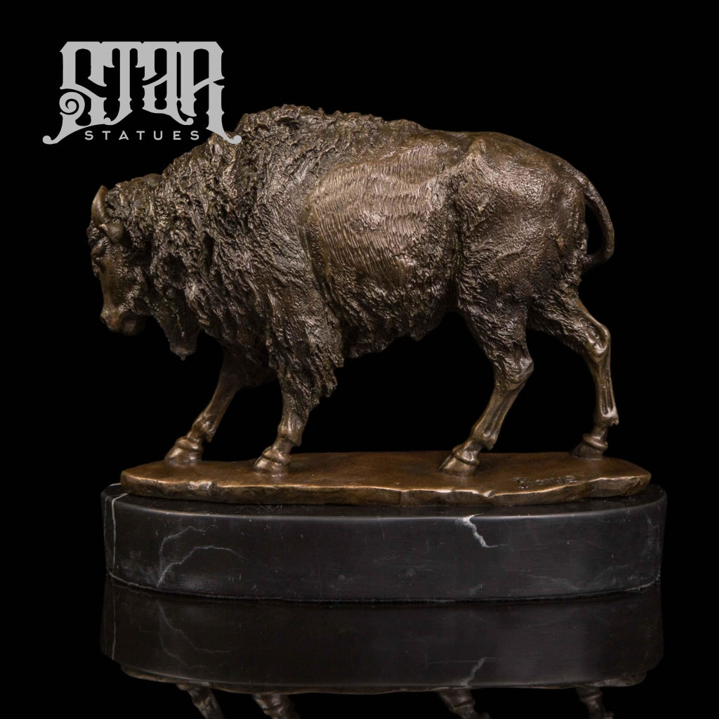 Buffalo | Animal and Wildlife Sculpture | Bronze Statue - Star Statues