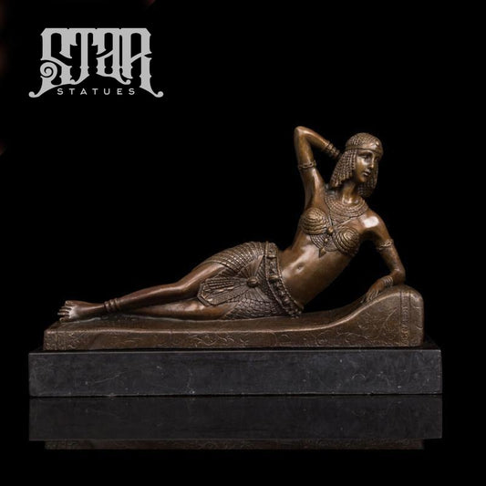 Ancient Lady | Western Art Sculpture | Bronze Statue - Star Statues