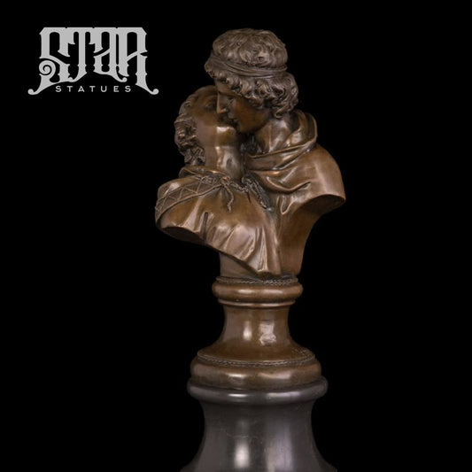 Couple Kissing | Western Art Sculpture Bronze Statue