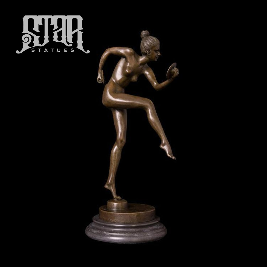 Dancing Girl | Western Art Sculpture | Bronze Statue - Star Statues