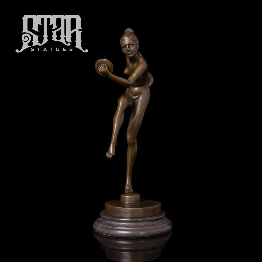Dancing Girl | Western Art Sculpture | Bronze Statue - Star Statues