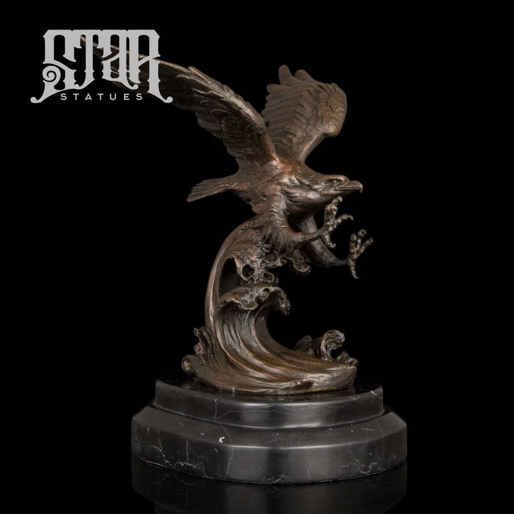 Eagle in Flight | Animal and Wildlife Sculpture | Bronze Statue – Star ...