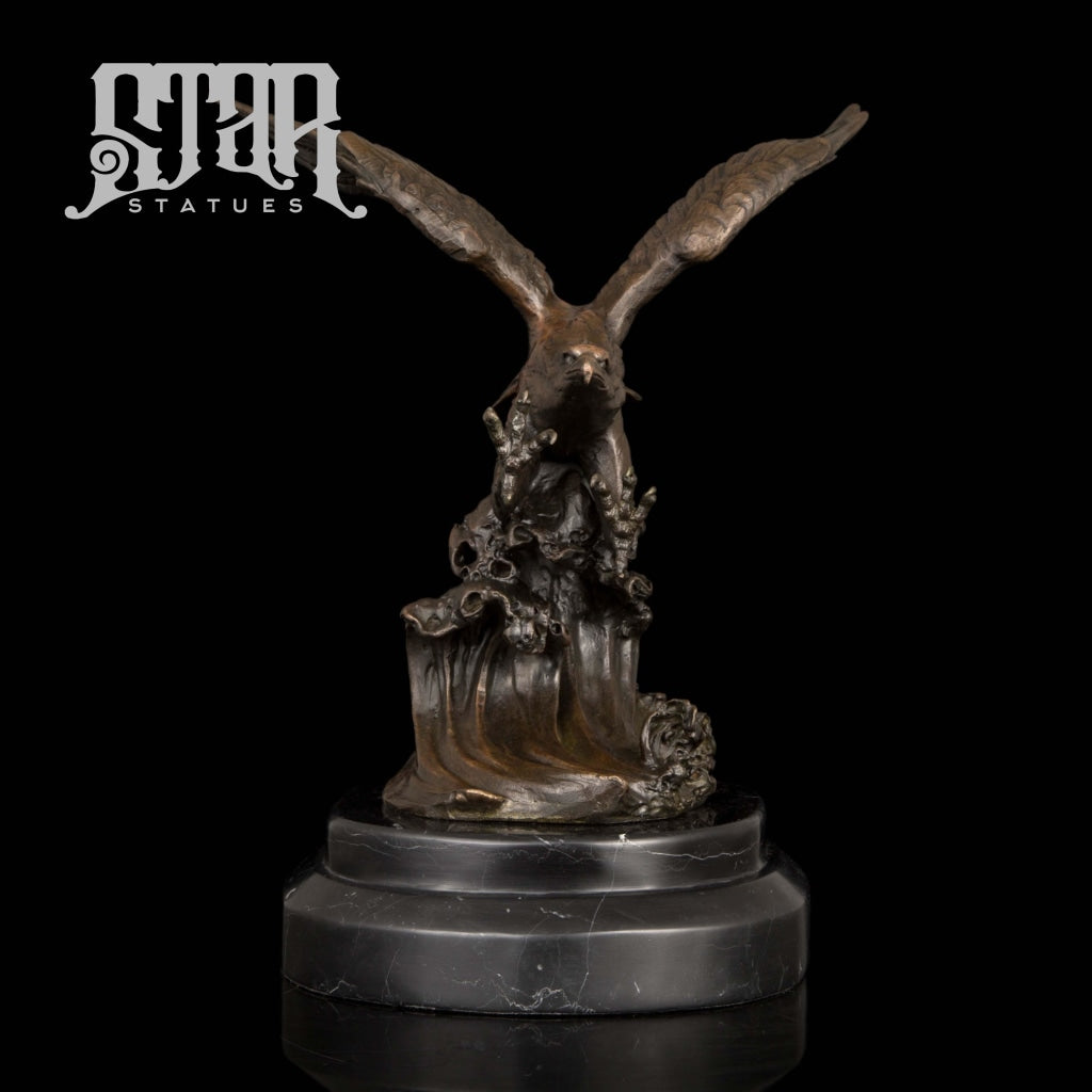 Eagle in Flight | Animal and Wildlife Sculpture | Bronze Statue – Star ...