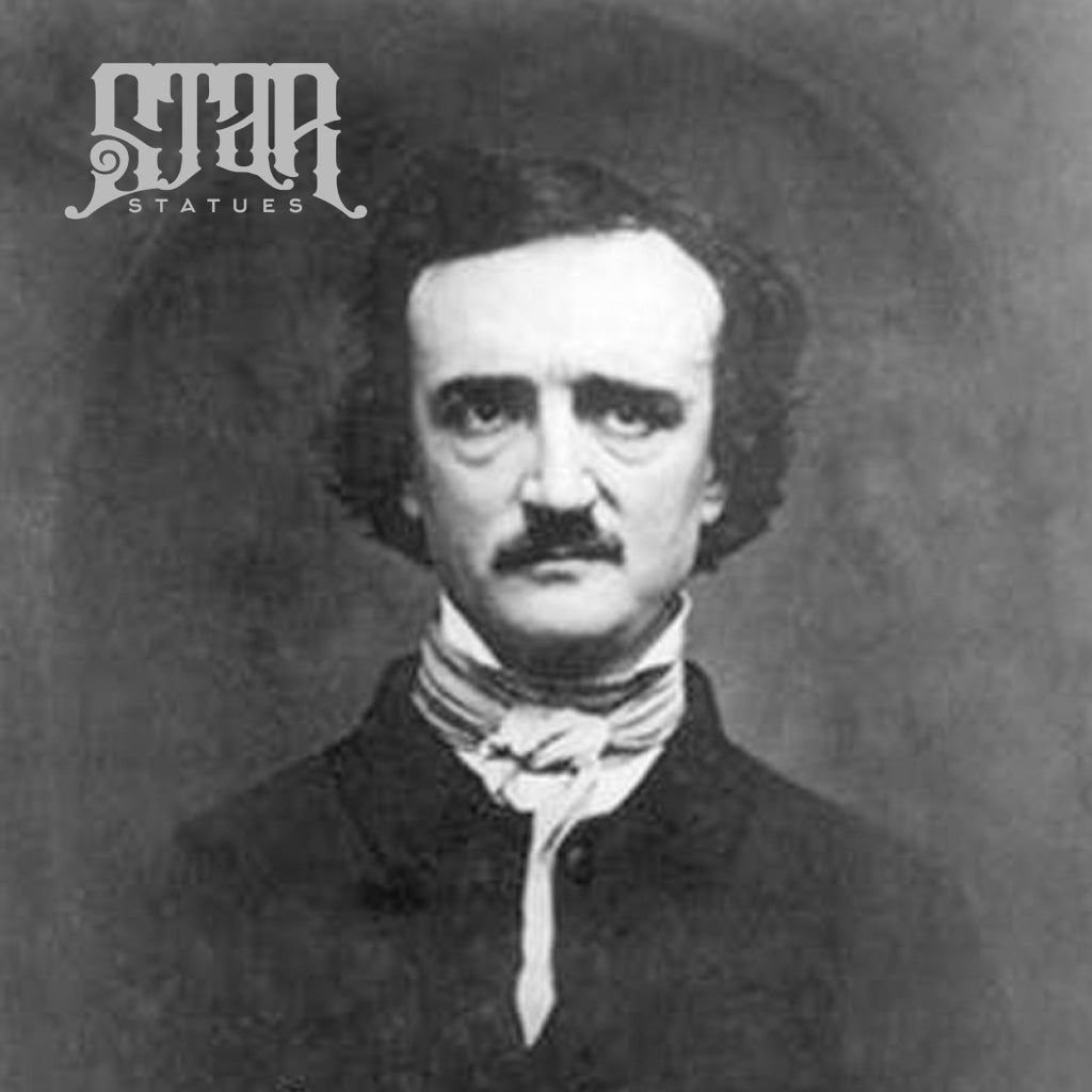 Edgar Allan Poe Bronze Statue - Star Statues
