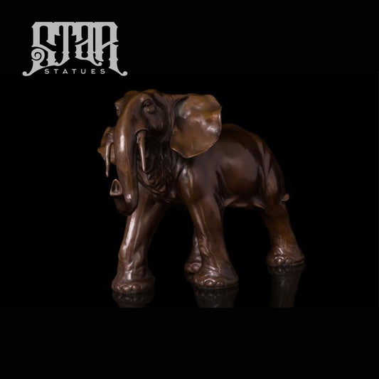 Elephant | Animal and Wildlife Sculpture | Bronze Statue - Star Statues