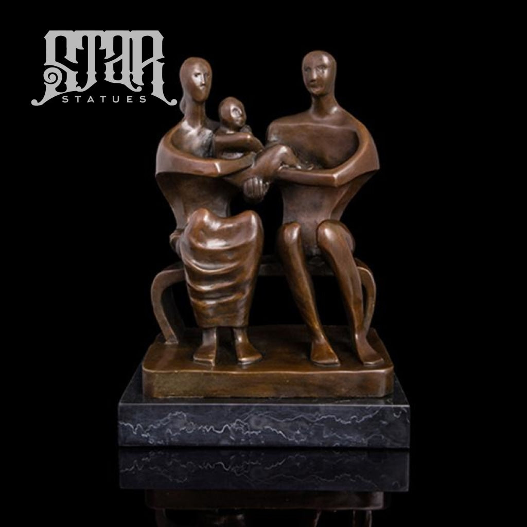 Family | Abstract Sculpture Bronze Statue