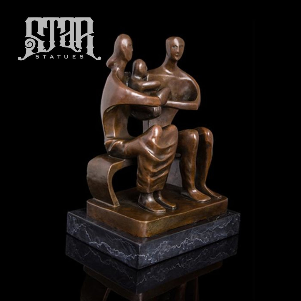 Family | Abstract Sculpture Bronze Statue