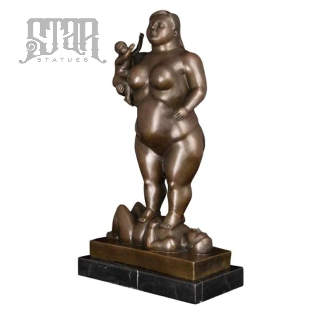 Family By Fernando Botero Statue | Abstract Sculpture Bronze