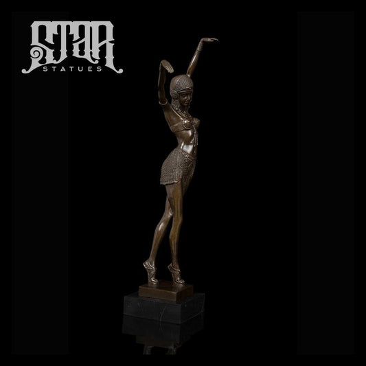 Female Dancer | Western Art Sculpture Bronze Statue
