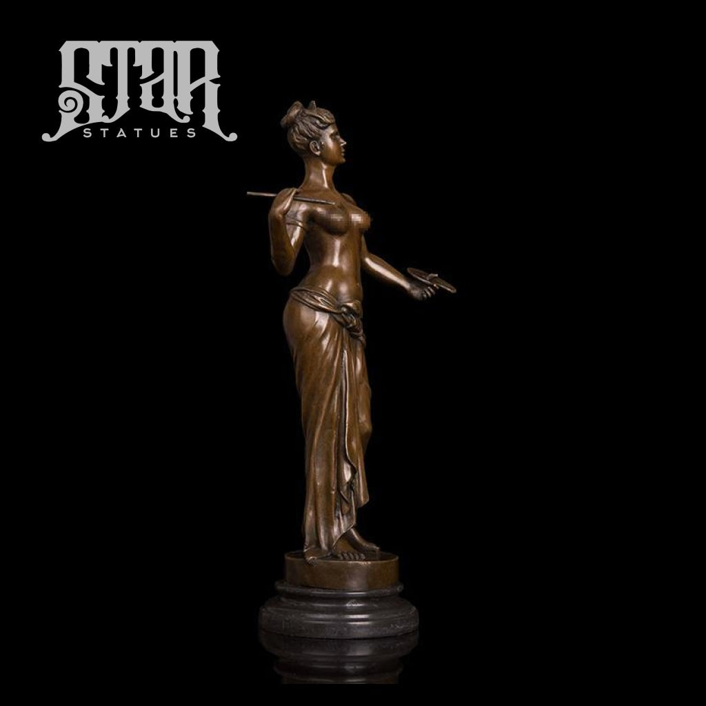 Female Painter  | Nude and Erotic Sculpture | Bronze Statue - Star Statues