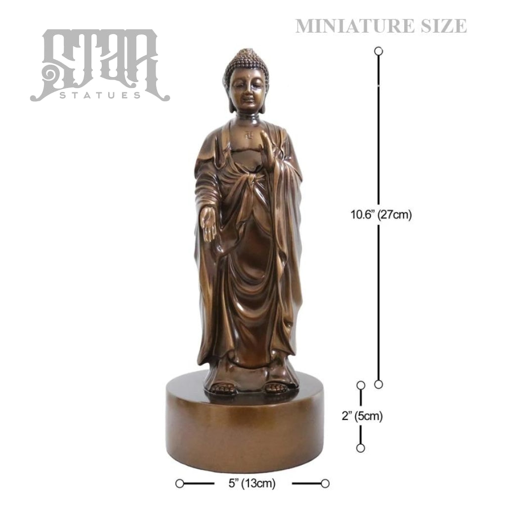 Gautama Buddha Bronze Statue Miniature