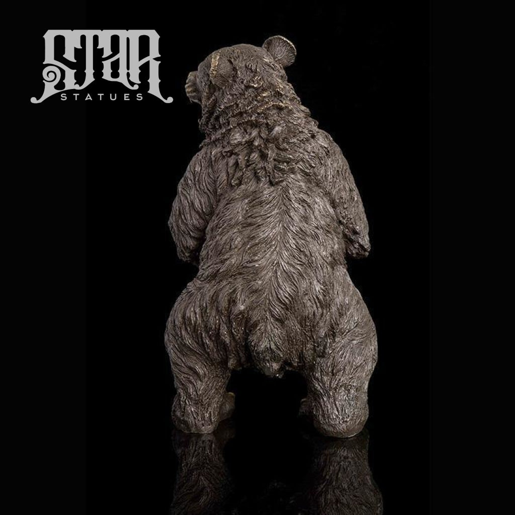 Grizzly Bear Standing | Animal and Wildlife Sculpture | Bronze Statue - Star Statues