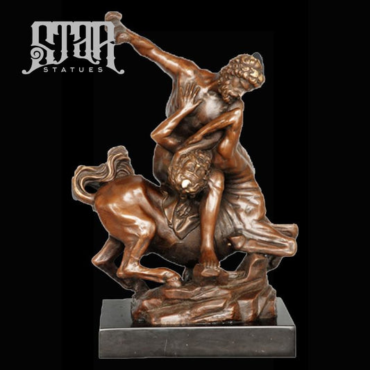 Hercules And Centaur | Mythical Sculpture Bronze Statue