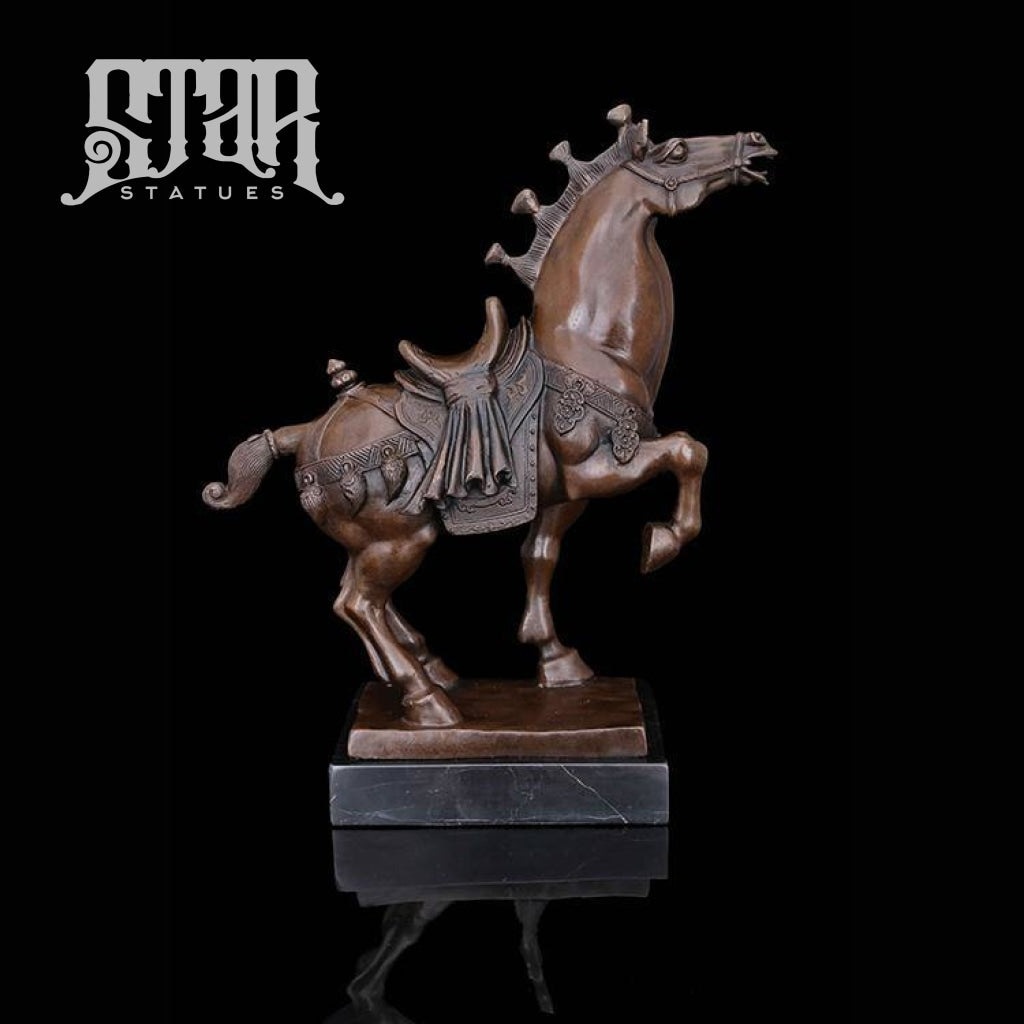 Horse Lifting Leg | Animal and Wildlife Sculpture | Bronze Statue - Star Statues