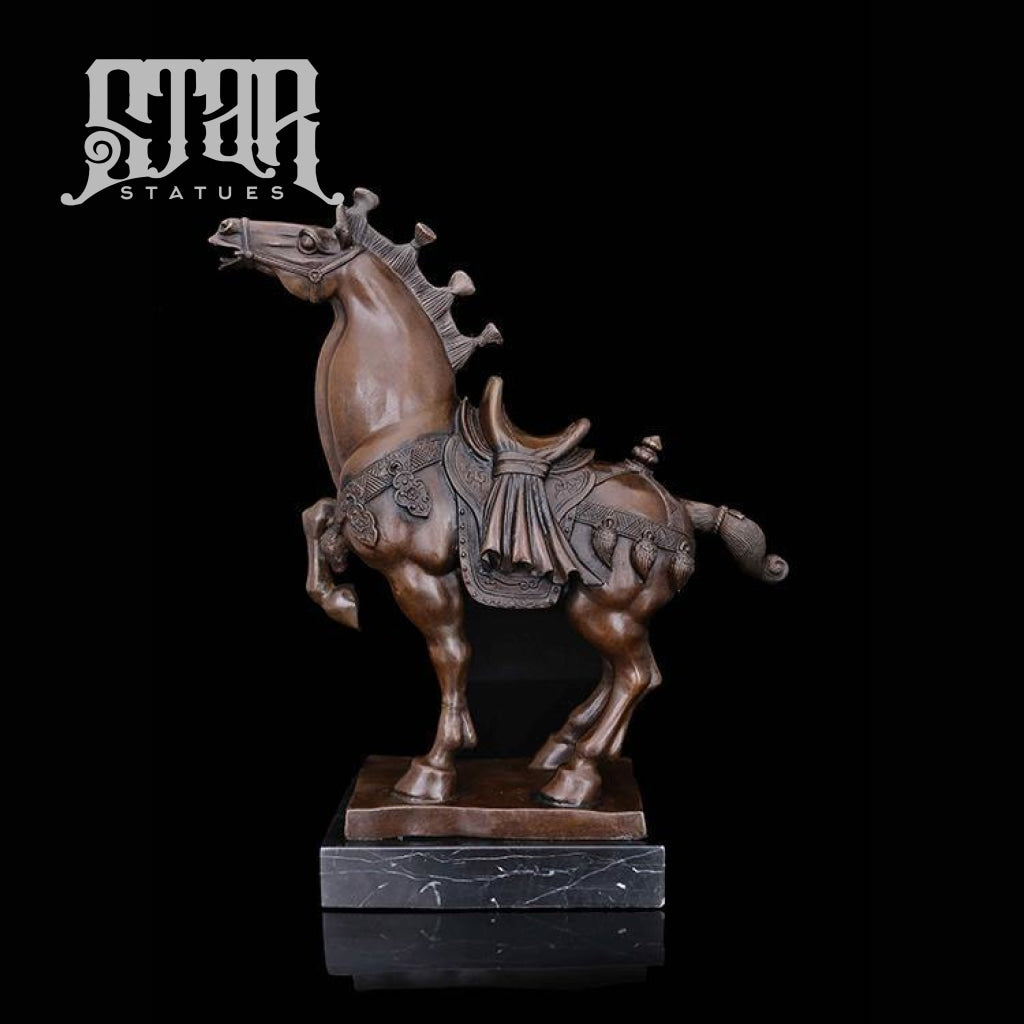 Horse Lifting Leg | Animal and Wildlife Sculpture | Bronze Statue - Star Statues
