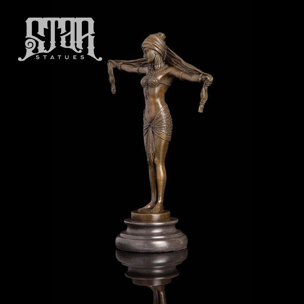 Lady Dancing | Western Art Sculpture | Bronze Statue - Star Statues