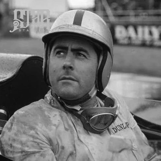Jack Brabham Bronze Statue - Star Statues