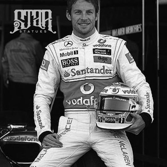 Jenson Button Bronze Statue - Star Statues