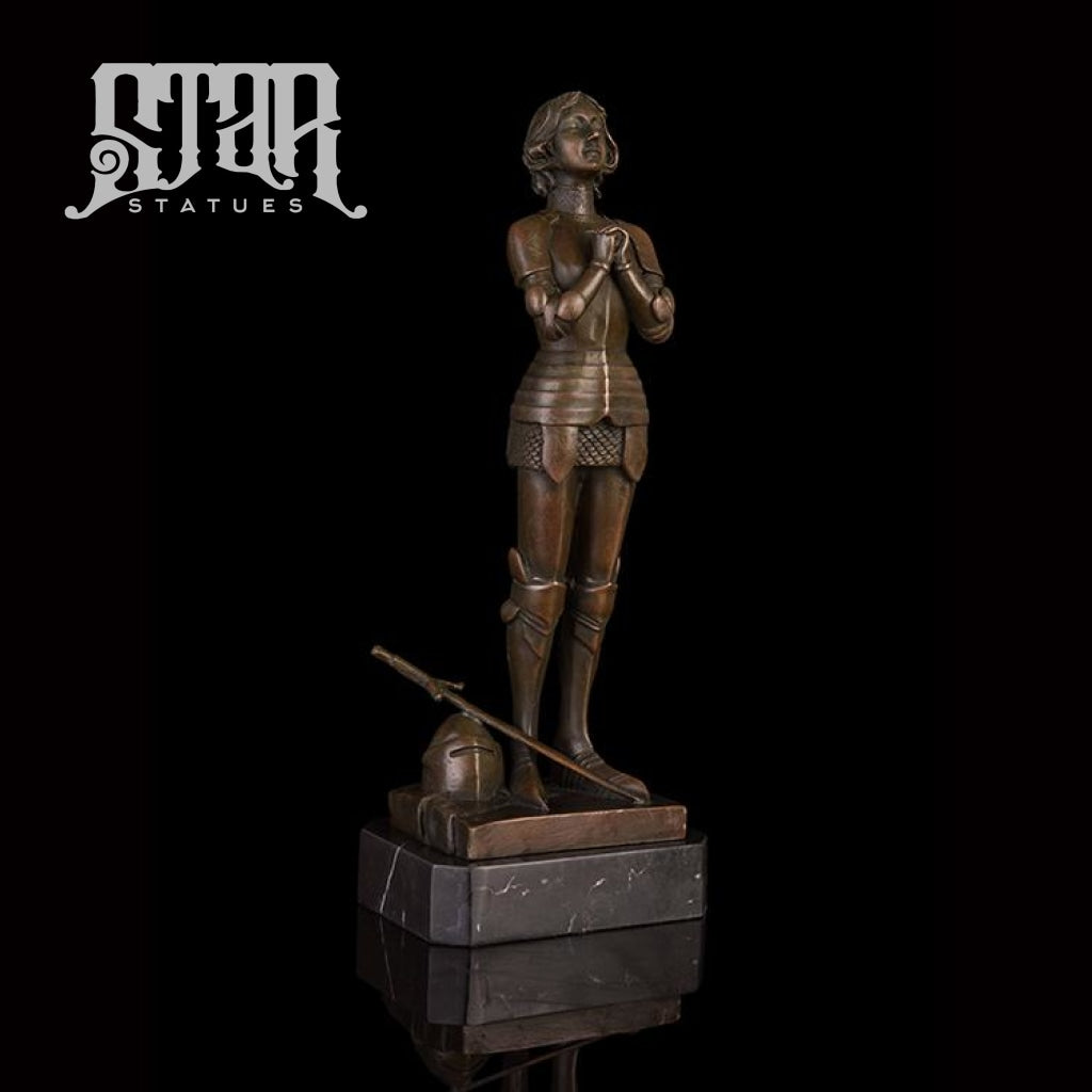 Joan Of Arc | Western Art Sculpture Bronze Statue