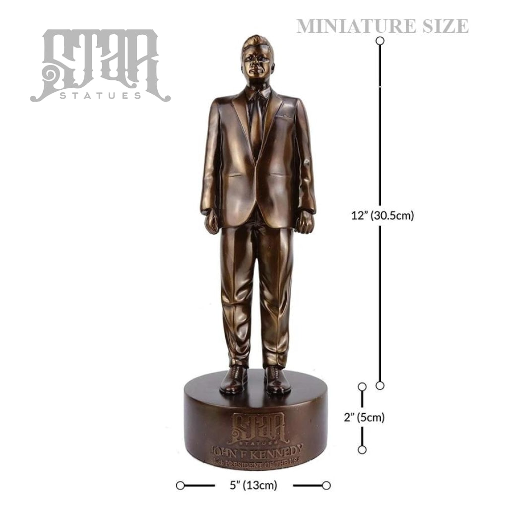 John F Kennedy Bronze Statue Miniature