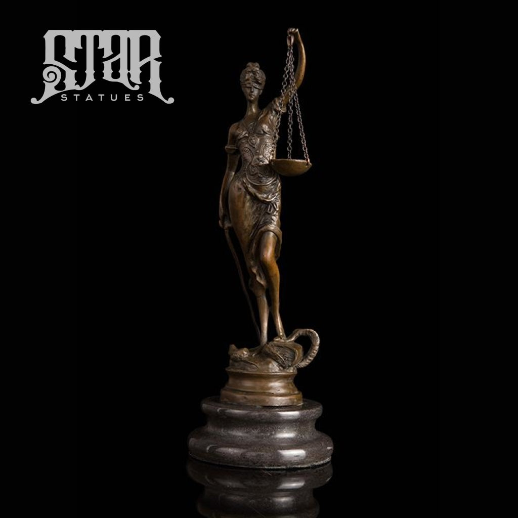 Lady Justice Sculpture | Bronze Statue - Star Statues