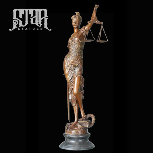 Lady Of Justice | Mythical Sculpture Bronze Statue